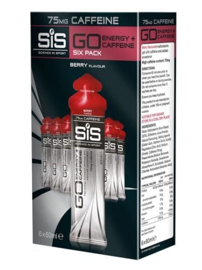 Fitness Mania - SiS Go Energy + Caffeine Gels - 6 Pack x 60ml