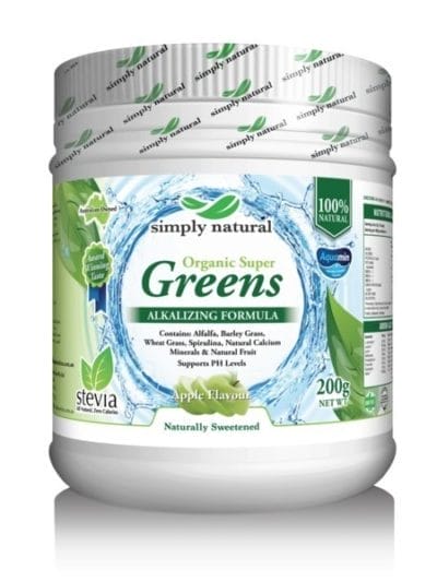 Fitness Mania - Simply Natural Organic Super Greens + Apple - 200g
