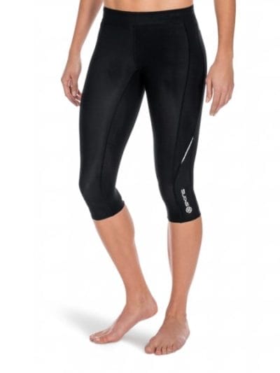 Fitness Mania - Skins A200 Womens Compression 3/4 Tights - Black