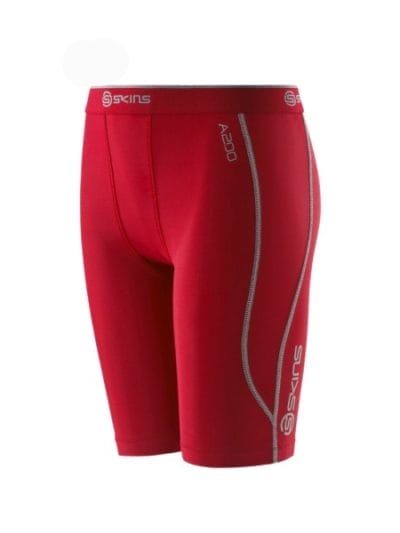 Fitness Mania - Skins A200 Youth Compression Half Tights - Red