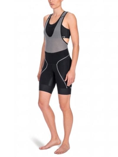 Fitness Mania - Skins Cycle Womens Bib Shorts - Black