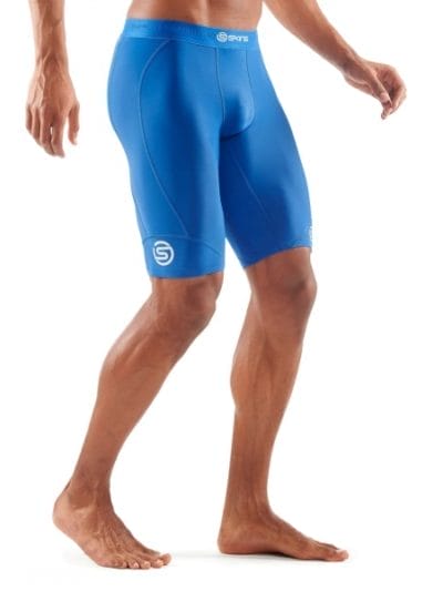 Fitness Mania - Skins DNAmic Mens Compression Half Tights - Royal Blue