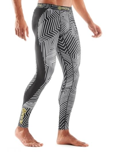 Fitness Mania - Skins DNAmic Mens Compression Long Tights - Broken Maze