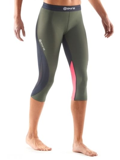 Fitness Mania - Skins DNAmic Womens Compression 3/4 Tights - Midnight Sage