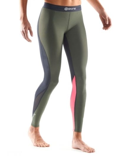 Fitness Mania - Skins DNAmic Womens Compression Long Tights - Midnight Sage