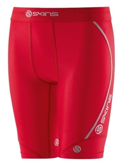 Fitness Mania - Skins DNAmic Youth Kids Compression Half Tights - Red