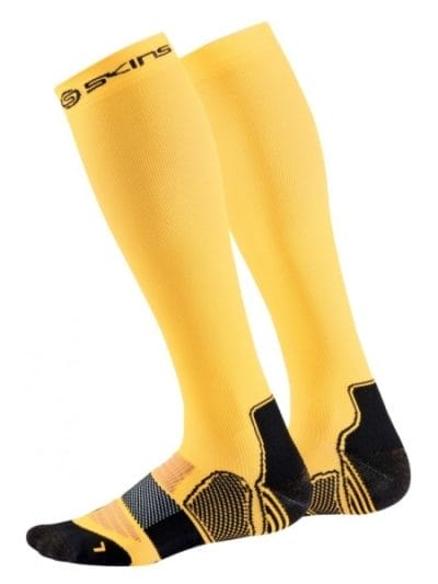 Fitness Mania - Skins Essentials Compression Socks Active Midweight - Yellow/Black