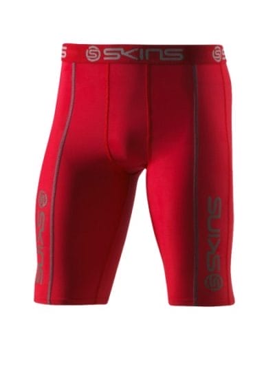 Fitness Mania - Skins Original Mens Compression Half Tights - Red