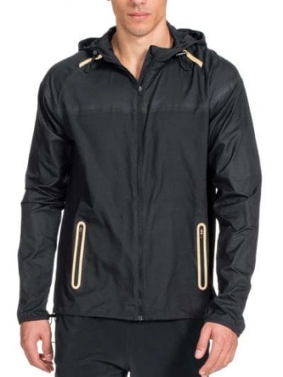 Fitness Mania - Skins PLUS Mens Nano Training Jacket - Black/Gold