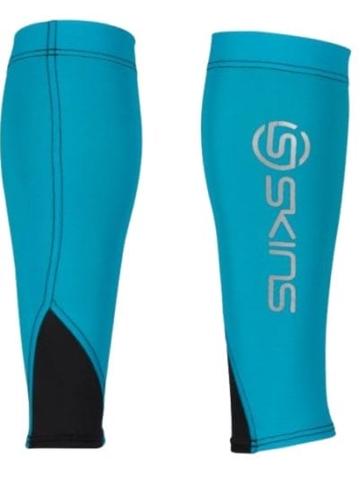 Fitness Mania - Skins Unisex Compression Calf Tights MX - Cyan/Black