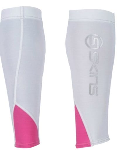 Fitness Mania - Skins Unisex Compression Calf Tights MX - White/Pink