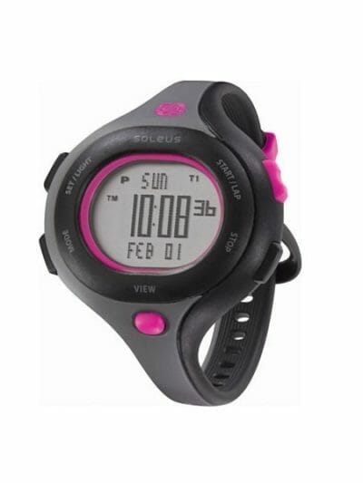 Fitness Mania - Soleus Chicked Womens Running Watch - Grey/Pink