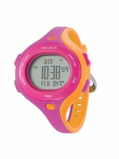 Fitness Mania - Soleus Chicked Womens Running Watch - Pink/Orange