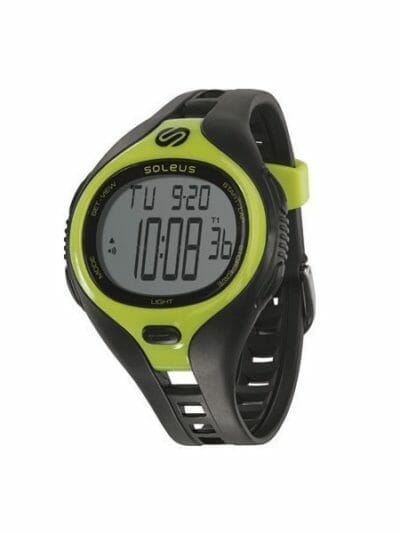 Fitness Mania - Soleus Dash Large Running Watch - Black/Lime