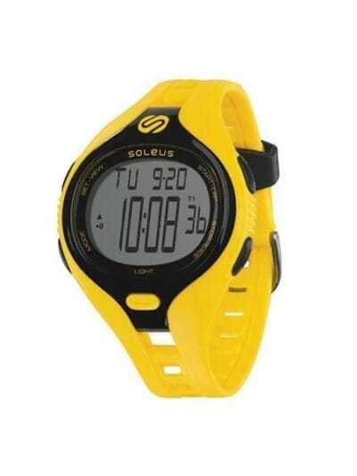 Fitness Mania - Soleus Dash Large Running Watch - Yellow/Black