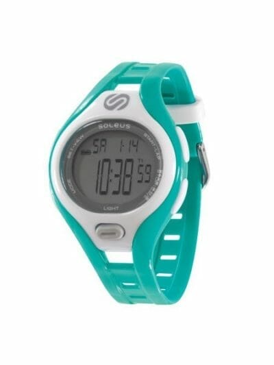 Fitness Mania - Soleus Dash Small Running Watch - Aqua/White