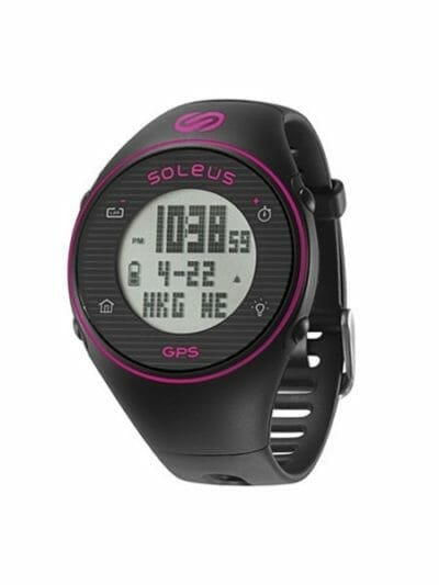 Fitness Mania - Soleus GPS One - Running Watch - Black/Pink