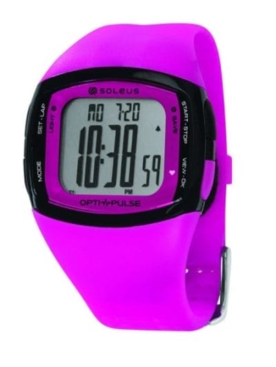 Fitness Mania - Soleus Pulse Rhythm - Strapless Heart Rate Monitor Watch - Pink/Black