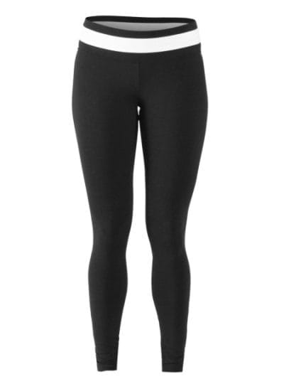 Fitness Mania - Sport Le Moda Lola Womens Long Training Tights - Black/White