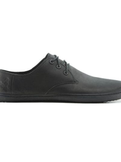 Fitness Mania - Vivobarefoot Ra Mens Leather Casual Shoes - Black