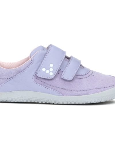 Fitness Mania - Vivobarefoot Reno Kids Leather Casual Shoes - Violet
