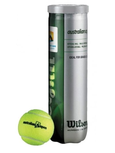 Fitness Mania - Wilson Australian Open Grass Court Tennis Balls - Can of 4