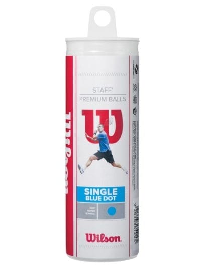 Fitness Mania - Wilson Blue Dot Squash Balls - 3 Pack