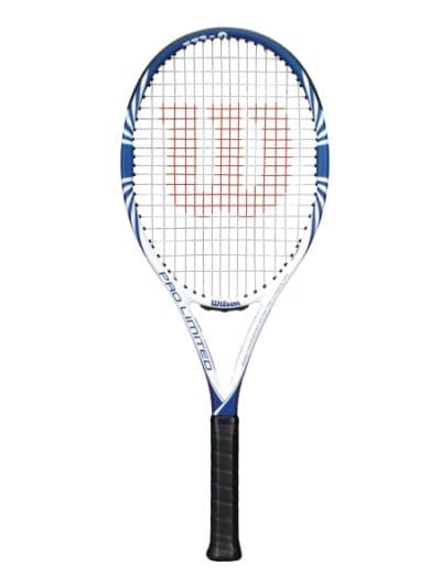 Fitness Mania - Wilson Pro Limited 100 Tennis Racquet - White/Blue
