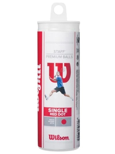 Fitness Mania - Wilson Red Dot Squash Balls - 3 Pack