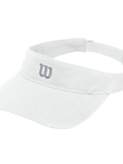 Fitness Mania - Wilson Rush Knit Ultralight Womens Tennis Visor - White