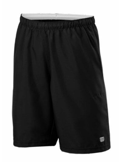 Fitness Mania - Wilson Rush Woven 8 Inch Kids Boys Tennis Shorts - Black