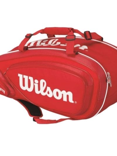 Fitness Mania - Wilson Tour V 9 Tennis Racquet Bag - Red