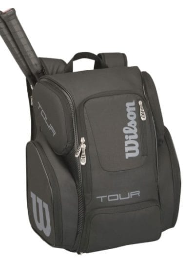 Fitness Mania - Wilson Tour V Tennis Backpack Bag - Black