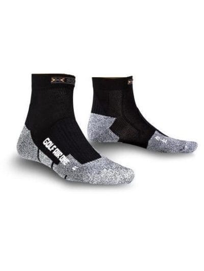 Fitness Mania - X-Socks Golf Air One Socks - Black/Grey