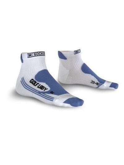 Fitness Mania - X-Socks Golf Womens Socks - White/Blue/Black