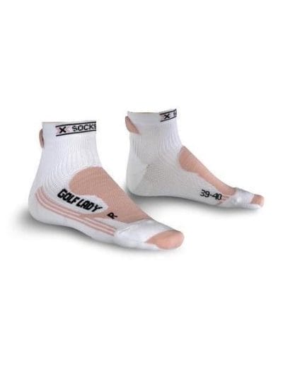 Fitness Mania - X-Socks Golf Womens Socks - White/Cream/Black