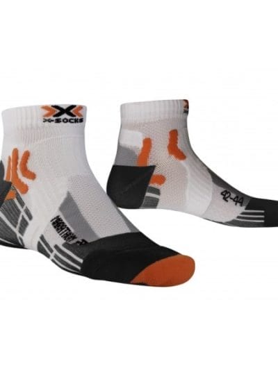 Fitness Mania - X-Socks Marathon Mens Socks - White/Orange/Black/Grey