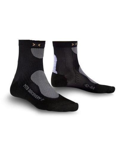 Fitness Mania - X-Socks Mountain Biking Discovery Socks - Black/Grey