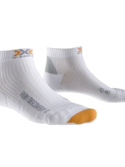 Fitness Mania - X-Socks Run Discovery Socks - White/Orange/Grey