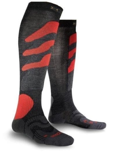 Fitness Mania - X-Socks Ski Precision Socks - Black/Red