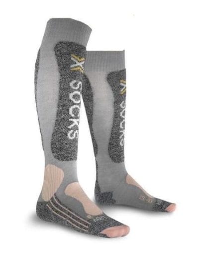 Fitness Mania - X-Socks Skiing Light - Womens Socks - Grey/Cream