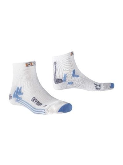 Fitness Mania - X-Socks Sky Run - Womens Socks - White/Blue