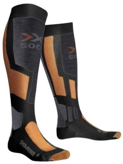 Fitness Mania - X-Socks Snowboard Socks - Anthracite/Orange