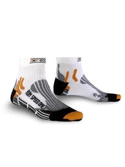 Fitness Mania - X-Socks Speed One Socks - White/Orange/Black