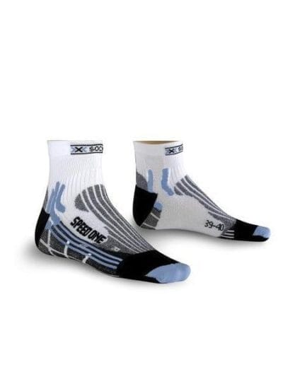 Fitness Mania - X-Socks Speed One - Womens Socks - White/Blue/Black