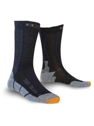 Fitness Mania - X-Socks Trekking Silver Socks - Black/Grey/Orange