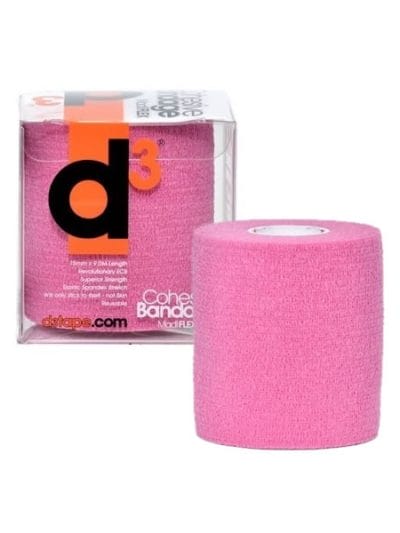 Fitness Mania - d3 Cohesive Sports Bandage - 75mm x 9m - Pink