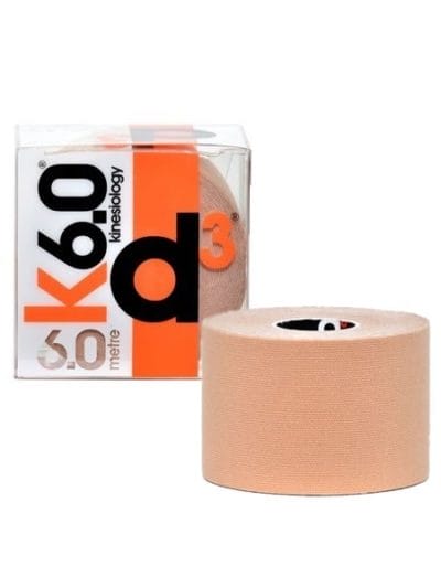 Fitness Mania - d3 Kinesiology Sports Tape - 50mm x 6m - Beige