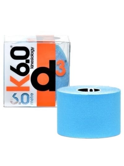 Fitness Mania - d3 Kinesiology Sports Tape - 50mm x 6m - Blue