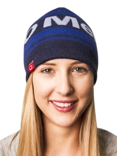 Fitness Mania - ioMerino Aztech Beanie - Navy Blue